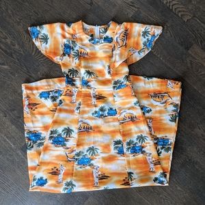 Vintage Hukilau Fashions Maxi Dress